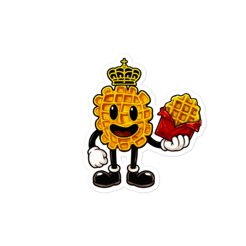 Willy's Waffle Sticker